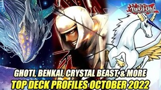 Ghoti, Benkai, Crystal Beast, & More! Yu-Gi-Oh! Deck Profiles October 2022