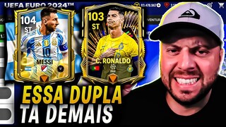 ABRI MUITO pack open!! MESSI e CR7 juntos c mobile 24