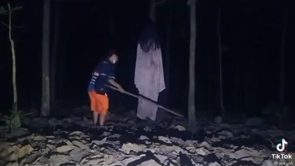 REAL Man do when they see GHOST