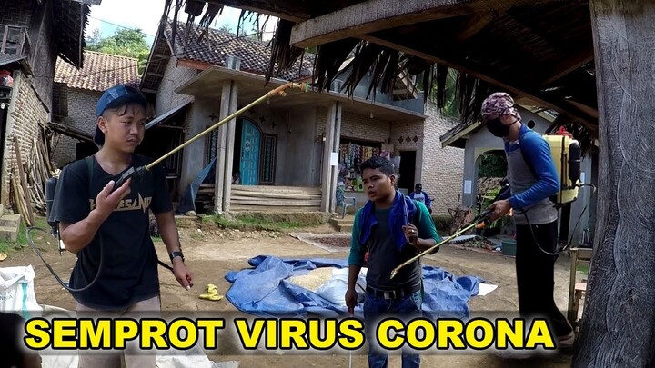 Antisipasi Virus Corona || Kami Lakukan Penyemprotan cairan Disinfektan