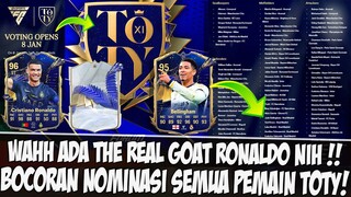 📌ADA THE REAL GOAT RONALDO!! BOCORAN SEMUA PEMAIN NOMINASI EVENT TOTY 2024 DI EA SPORT FC 24 MOBILE