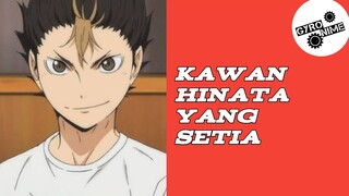 Yu Nishinoya, Kawan Hinata Yang Setia (Haikyuu)