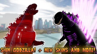 THE SHIN UPDATE! + NEW SKINS AND MORE! | Roblox Kaiju Universe