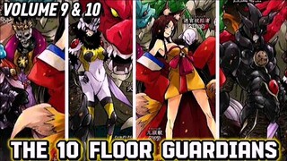 THE 10 FLOOR GUARDIANS (Initial Boss) ‼️ Tensura Light Novel Volume 9 & 10