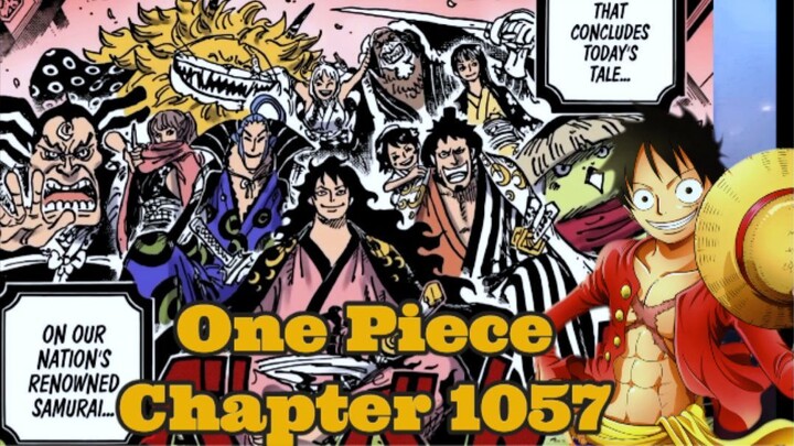The End | Farewell to the Land of Wano | Egghead Island Arc Ahead | One Piece Manga Chapter 1057