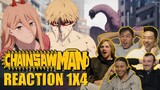 Chainsaw Man EP 1x4 REACTION! | Rescue