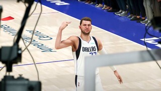 NBA 2K22 Gameplay (PS5 UHD) | Dallas Mavericks vs LA Clippers | 4K Next Gen Graphics