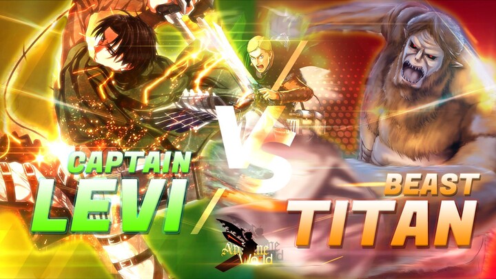 Levi Ackerman Vs. Beast Titan | Attack on Titan | Full Fight Highlights