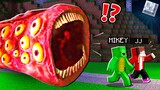 Biggest Train Eater vs MIKEY and JJ ESCAPING Monster - in Minecraft Maizen