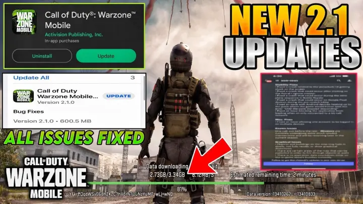 Warzone Mobile New Updates 2.1.0 is Here (OFFICIALLY) Warzone Mobile New Updates Soft Launch 2.1.0