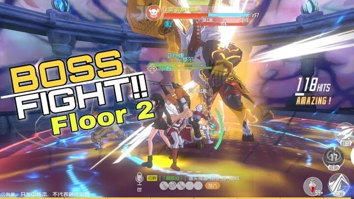 Lawan BOSS Lantai 2 SAO Black Swordsman Ace Indonesia