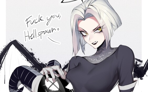 Tìm được một bức ảnh fanart về Tru‑Me trên rule34, aaaaaa, dân hủ Tru‑Me chúng ta đúng là ăn cay cực