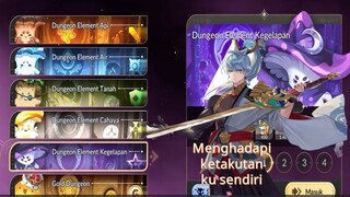 dungeon gelap melawan jamur hhitam