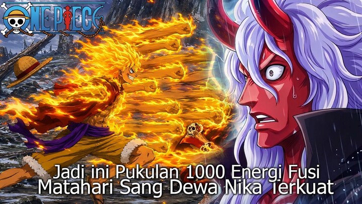 FULL ONE PIECE TERBARU - IMU TERBAKAR! ENERGI MATAHARI TOTAL LUFFY BANGKITKAN 1000 TANGAN API DEWA!