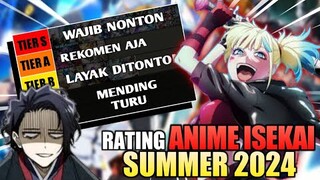 RATING ANIME ISEKAI SUMMER 2024 ‼️ ISEKAI SUICIDE SQUAD & ISEKAI SHIKKAKU FIX ANIME TIER S ‼️