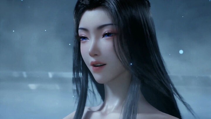 Yuan Yao emerges from the bath, fully enjoying herself.