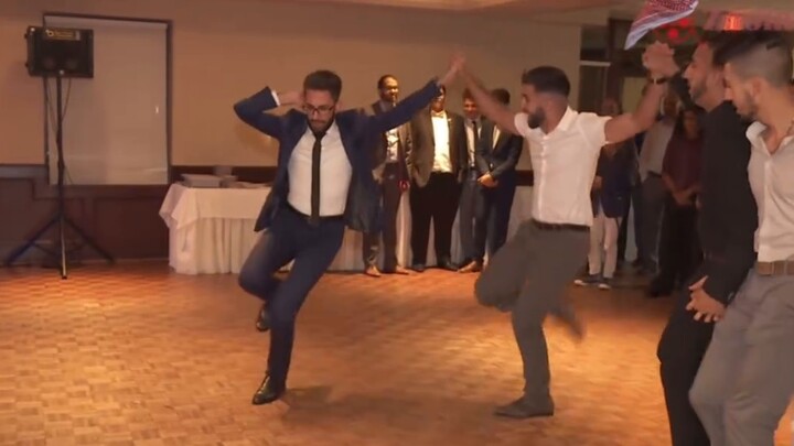 Timur Tengah | Tarian kelompok perayaan rakyat tradisional Dabke