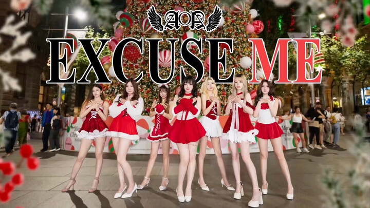 【aoa-excuseme Edisi Natal Terbatas】Girl Group Mahasiswa di Sydney | Satu Take Tanpa Potong | Cover S