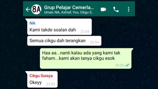 Chat Seram Malaysia (hantu cikgu 4) Cikgu Suraya.