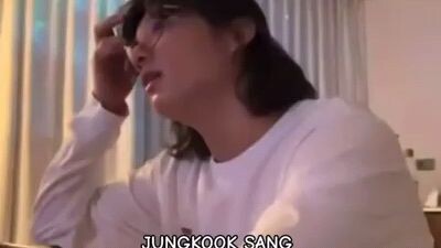 Jungkook singing cupid