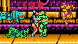 Stop it, what are you four old filthy turtles doing to Chun-Li?