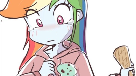 (Diposting ulang dari Stasiun Duan) Rainbow Dash... jangan menangis...