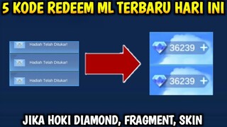 KODE REDEEM ML TERBARU HARI INI 2022 JIKA HOKI DPT DIAMOND FRAGMENT TOKEN BP DLL MOBILE LEGEND ML