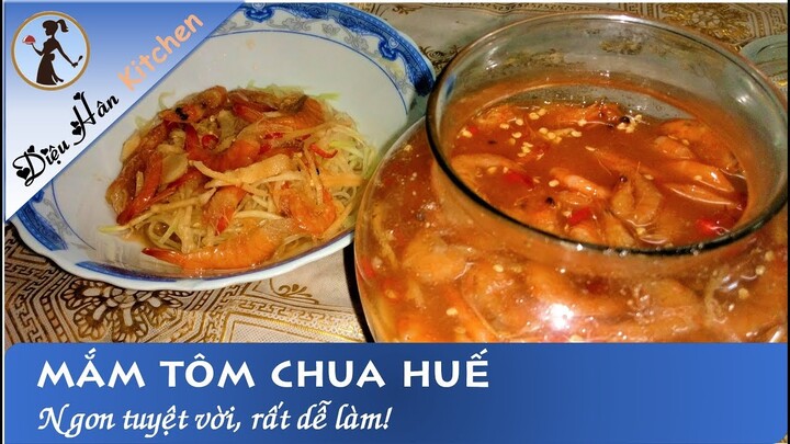 Mắm tôm chua Huế tự làm tại nhà ngon hết sảy 😍😋👍