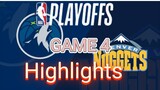 WHAT A GAME.!! Minnesota Timberwolves vs Denver Nuggets Game 4 HIGHLIGHTS
