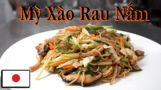 Ẩm Thực Nhật Bản #2: Mì Xào Rau Nấm