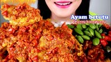 ASMR AYAM BETUTU, OSENG KANGKUNG | INDONESIAN FOOD | ASMR MUKBANG INDONESIA