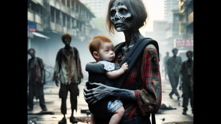 Even if she turns into a zombie, she will still protect you. This is motherly love.