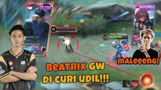 BEATRIX SKYLAR DI CURI MUSUH, EH MUSUHNYA UDIL!!! - Mobile Legends