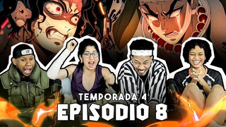 Gyomei: Pilares, reúnanse! 🔥 | DEMON SLAYER 4X08 | Reacción