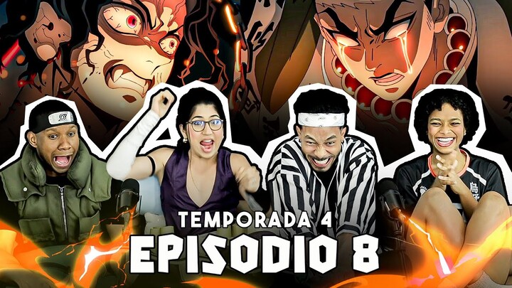 Gyomei: Pilares, reúnanse! 🔥 | DEMON SLAYER 4X08 | Reacción