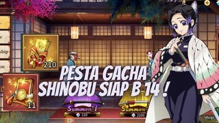 PESTA GACHA AUTO SHINOBU B 14 PERFECT LINE UP ❗❗ - BLADE OF PILLAR