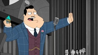 American Dad: Stan went from a poor boy to a big boss. The world is still crazy.