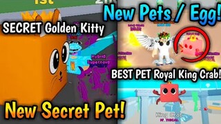 🙀 *SECRET* GOLDEN KITTY! I GOT THE  BEST PETS & MAX RANK! ROBLOX SPEED CHAMPIONS!!