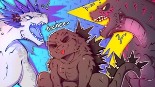 Godzilla & Shimo Custody Battle For Minus One | Bản lồng tiếng truyện tranh Godzilla X Kong