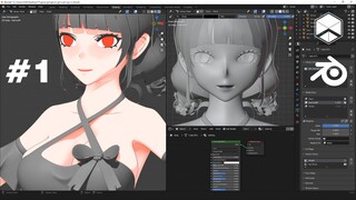 Blender NPR Shading Christmas Outfit Part 1 - Skin Shader | Nhij Quang