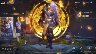 Liên Quân Mobile - Review Skin Hayate Kim Ưng Sát Thủ