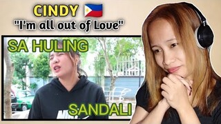 MARIANO G. TV - I'M ALL OUT OF LOVE COVER BY CINDY || REACTION