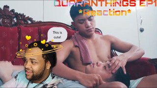 (💛🧡THIS IS CUTE🥰👬🏽) Reaction! Quaranthings The Series Ep1