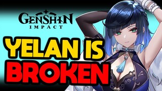 【Genshin Impact】 YELAN FULL KIT + CONSTELLATIONS LEAKED! GOD TIER VAPE HU TAO SUPPORT!