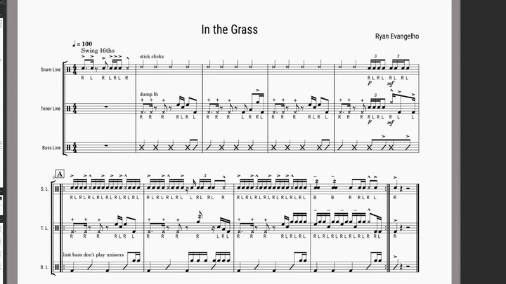 Drumline cadence