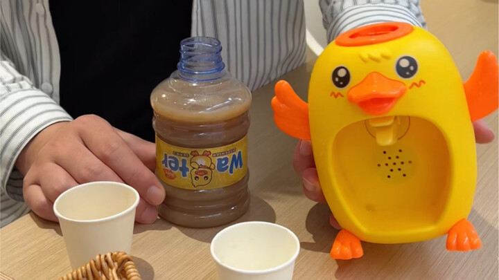 “On My Boyfriend Setting Up a Little Yellow Duck Water Dispenser Just to Encourage Me to Drink More 
