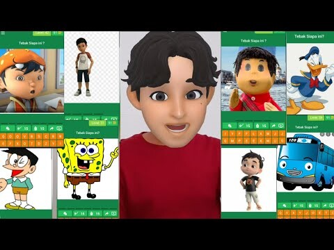 Tebak Nama Tokoh Kartun/Animasi | Ada Boboiboy, Adit Sopo Jarwo, Spongebob, Tayo, Si Unyil