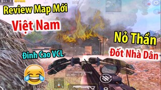 Trải Nghiệm Map Mới Việt Nam : Dùng Nỏ Thần "ĐỐT NHÀ DÂN" Quá Bá Đạo | PUBG Mobile