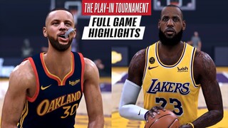 WARRIORS vs LAKERS Full Game Highlights! NBA Play In Tournament | NBA2K21