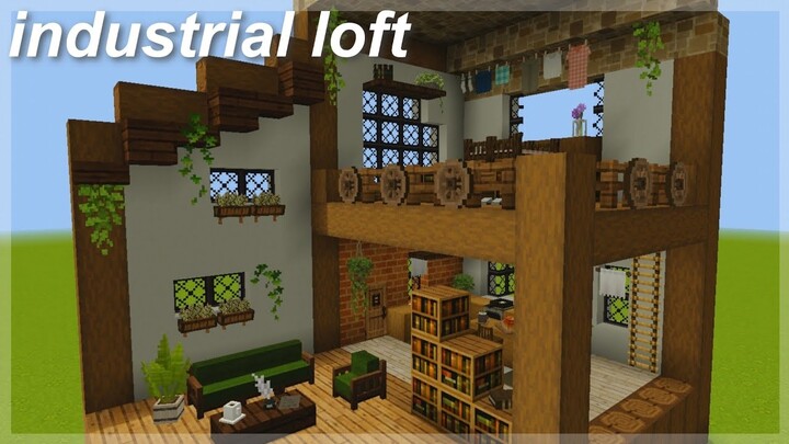 [Minecraft] Industrial vintage loft apartment | aesthetic speedbuild
